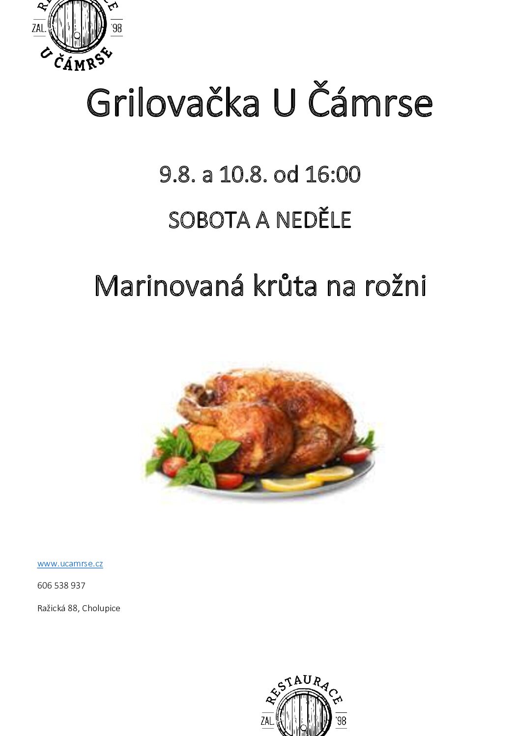 Grilovačka (1) Specialní nabídka
