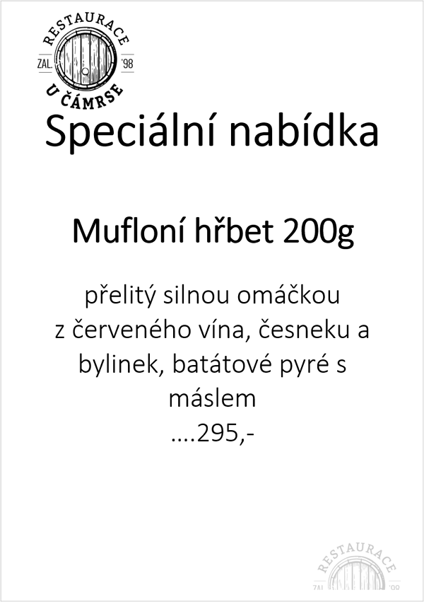 Specialní nabídka