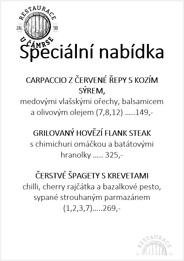 Specialní nabídka
