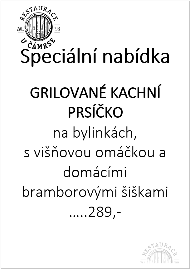 Specialní nabídka