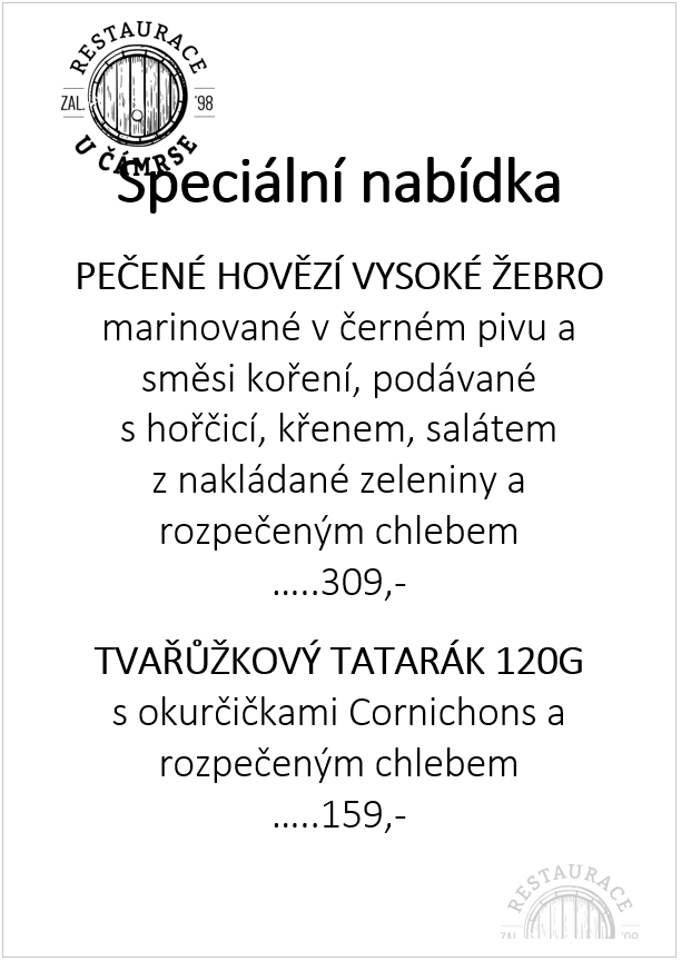 Specialní nabídka