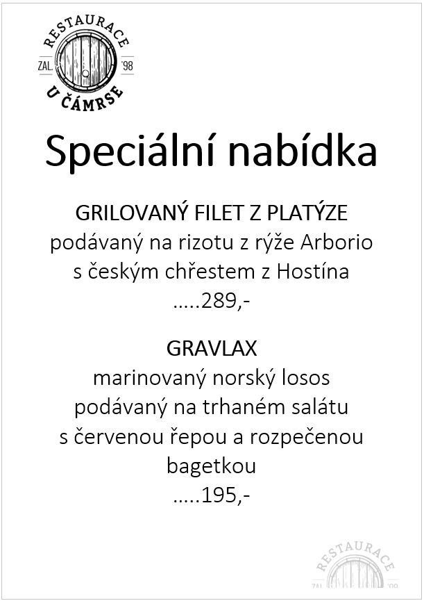 Specialní nabídka