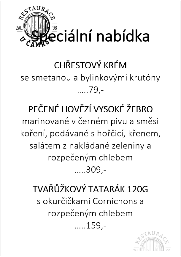 Specialní nabídka