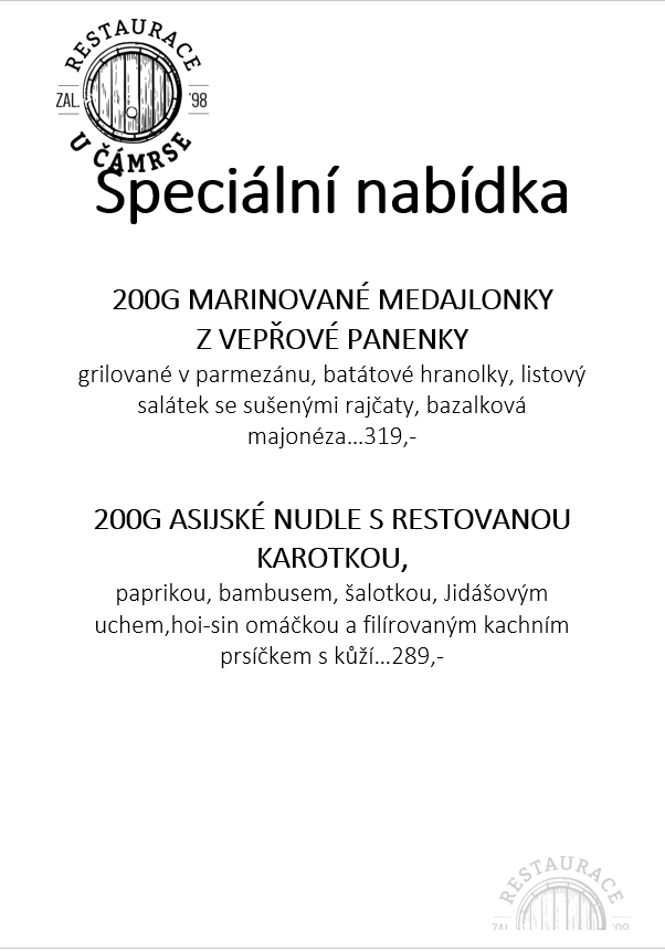 Specialní nabídka